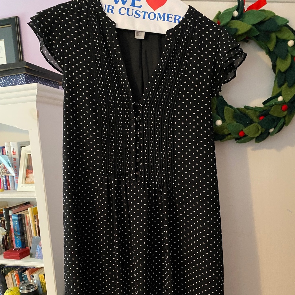 H&M Black and White Dress - Size 8 - Barely Worn